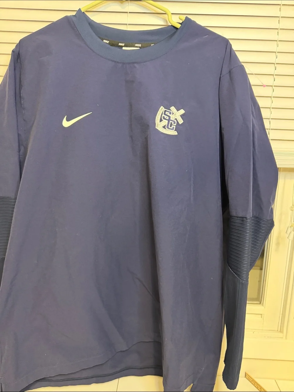 Nike South Christian HS sailors Navy blue long sleeve training Quarterback- LG